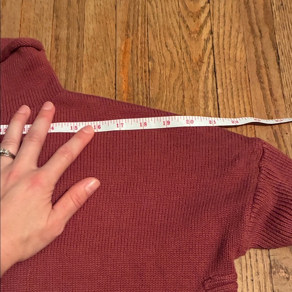 Tahari Women's Brick Red Turtleneck Sweater - Picture 10 of 13